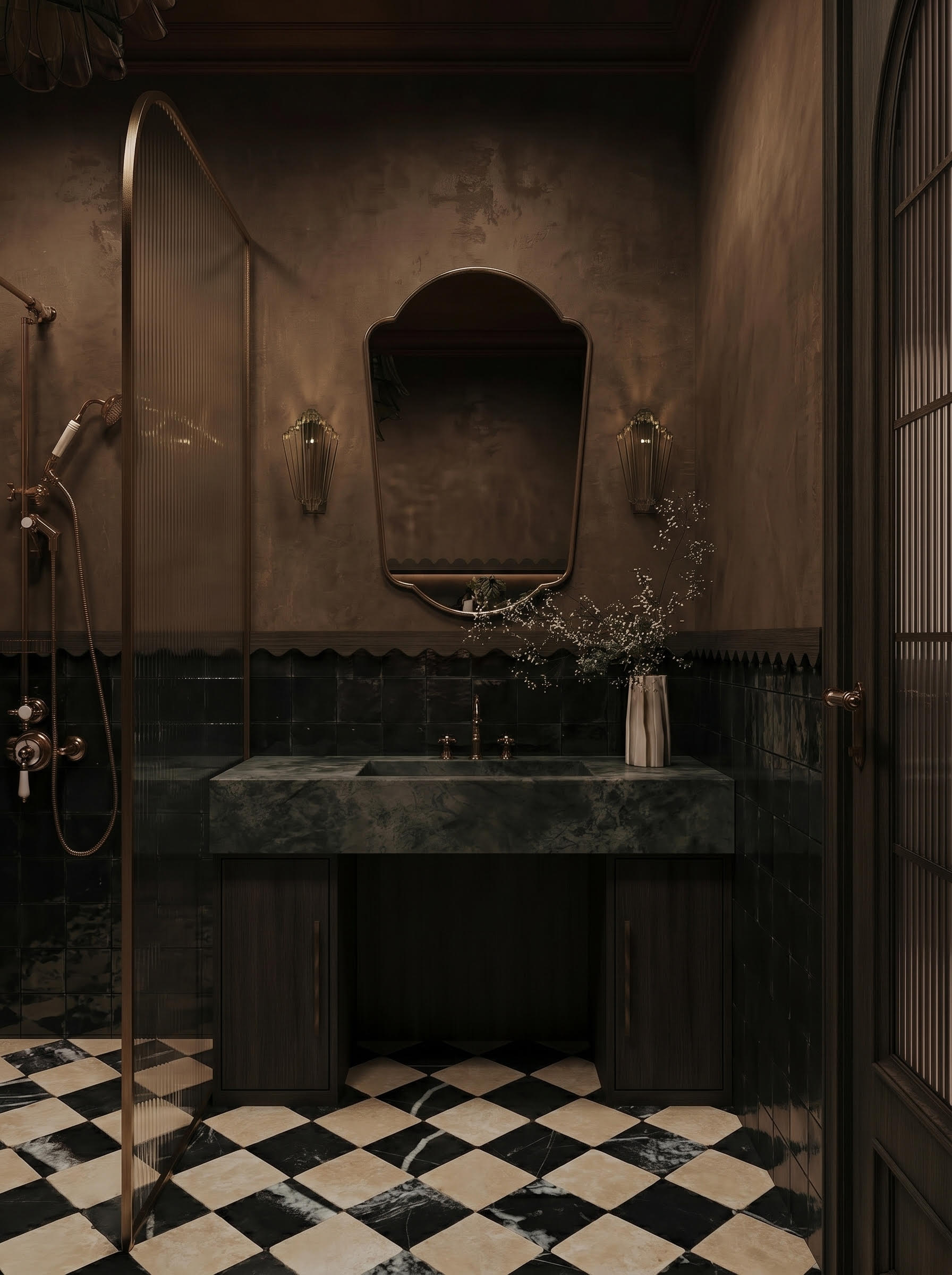 Travertine & Linen Harmony